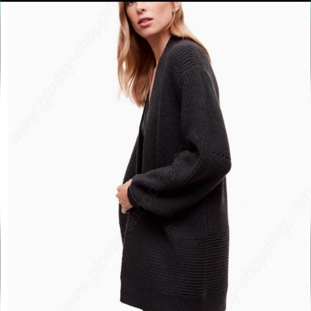 Aritzia Wilfred Merino Wool Cardigan